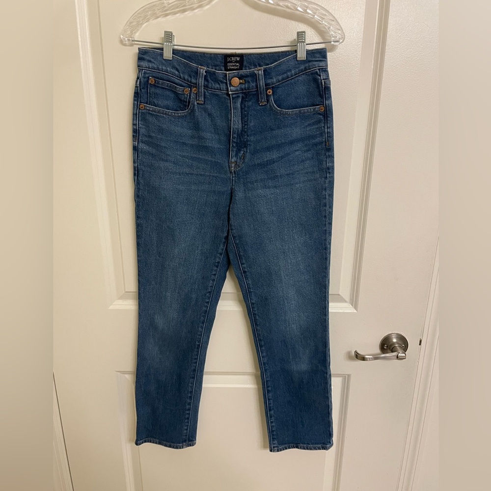 J. Crew Essential Straight Jeans